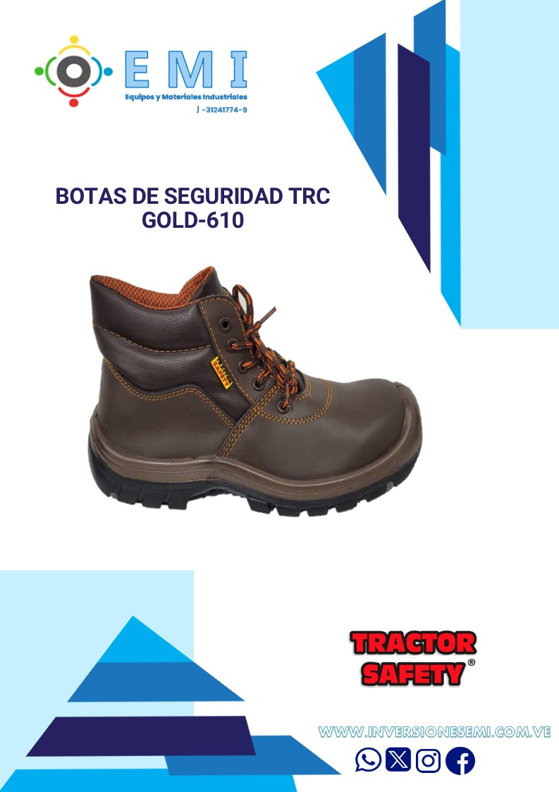 BOTAS DE SEGURIDAD TRACTOR SAFETY GOLD M610