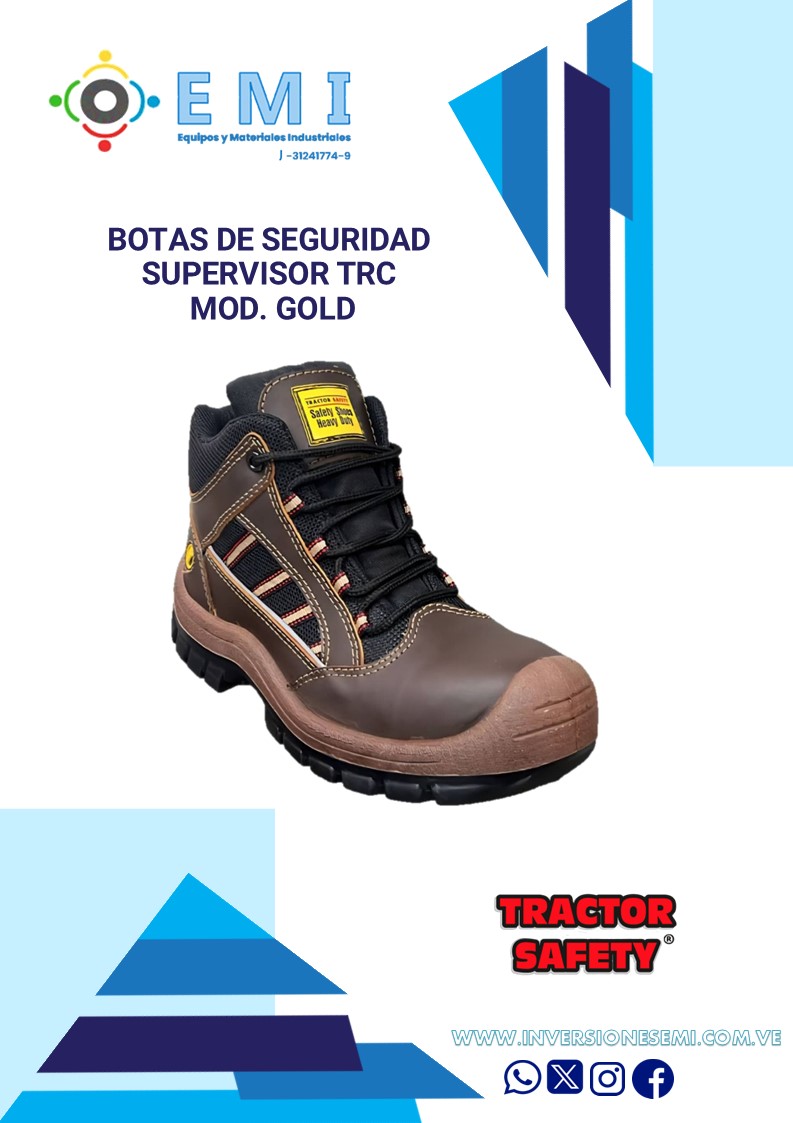 BOTAS DE SEGURIDAD TIPO SUPERVISOR -TRC GOLD