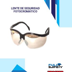 LENTE DE SEGURIDAD FOTOCROMÁTICO