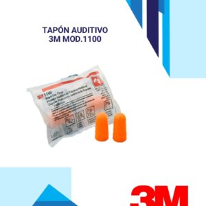 TAPÓN AUDITIVO DESECHABLE  3M MOD. 1100