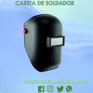 CARETA DE SOLDADOR VIDRIO MÓVIL